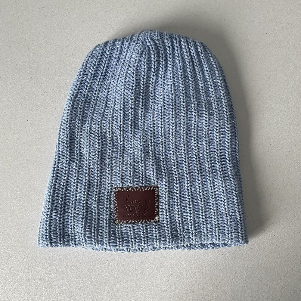 Love Your Mellon Winter Warm Beanie Hat Cap Blue Unisex One Size